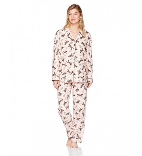 PJ Salvage Womens Flannel Pink