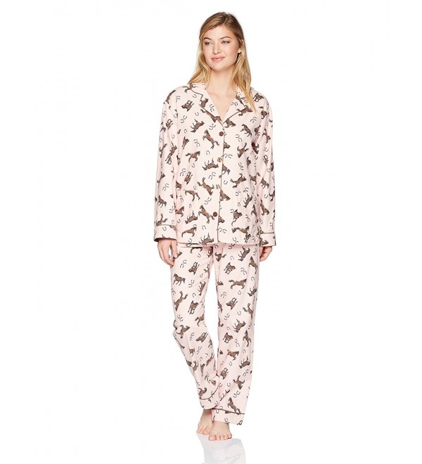 PJ Salvage Womens Flannel Pink