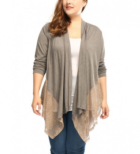 Agnes Orinda Womens Draped Cardigan