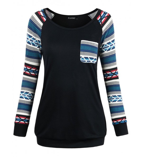 FANSIC Boutique Clothing Stripes Pullover