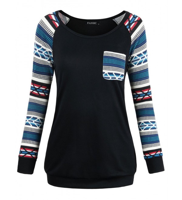 Women Casual Long Sleeve Knitted Raglan Shirts Pullover Sweater Tops ...