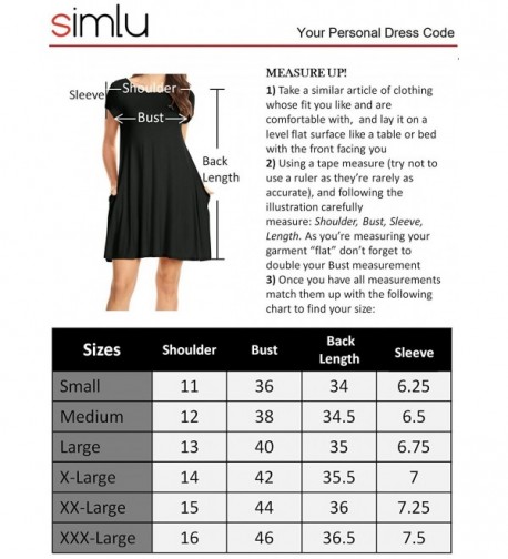 Casual T Shirt Dress For Women Flowy Tunic Dress With Pockets Reg and ...