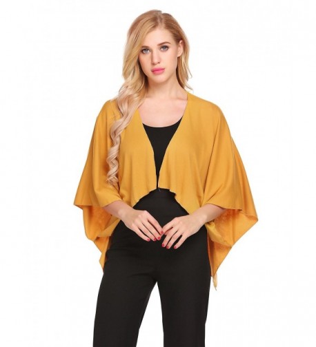 EASTHER Sleeve Draped Sweater Cardigan