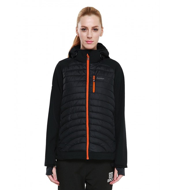 PHIBEE Windproof Full Zip Polyester Softshell