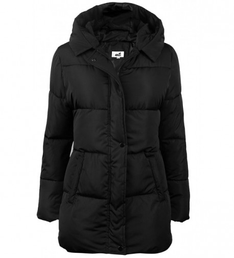 Womens Hooded Packable Puffer Jacket