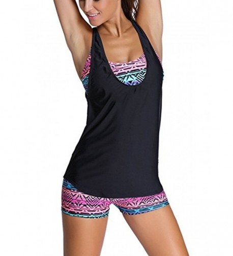 Arainlo Swimwear Tankini Bathing Boyshort