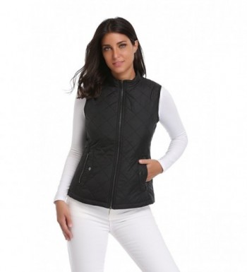 Argstar Womens Collar Lightweight Quilted