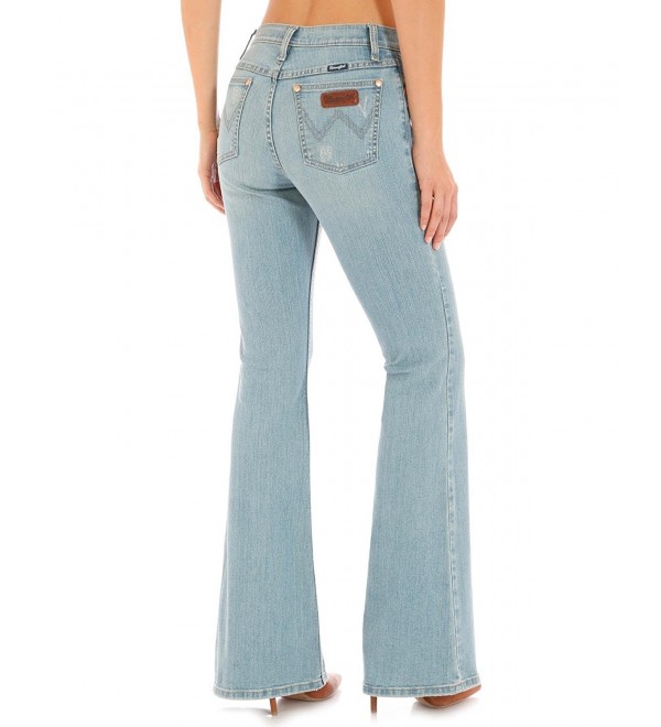 Wrangler Womens Indigo Flare Jeans