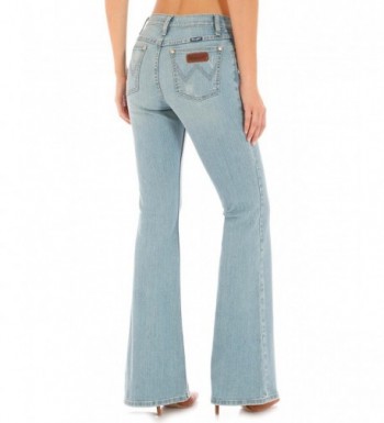 Wrangler Womens Indigo Flare Jeans