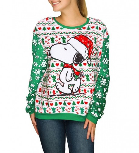 Peanuts Juniors Snoopy Christmas Sweater