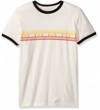 RVCA Stripe Ringer Antique White