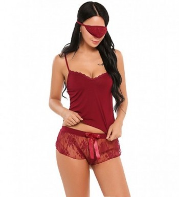 ADOME Sleepwear Lingerie Pajamas Shorts