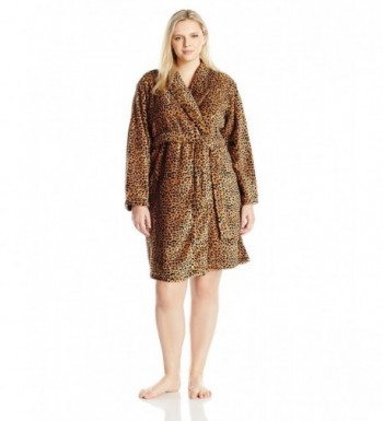 Casual Moments Womens Plus Size Leopard