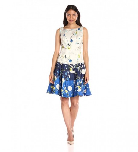 Julian Taylor Womens Floral Printed