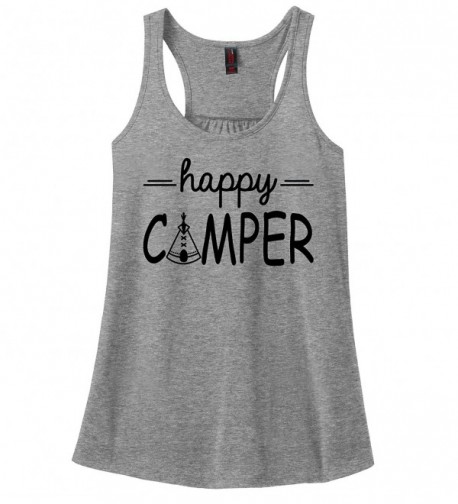 Comical Shirt Ladies Camping Graphic