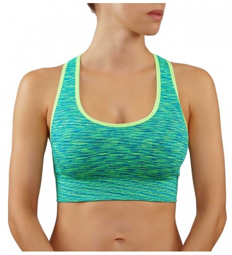 Womens Padded Sports Workout RR120 Lime