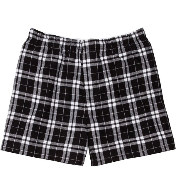 Classic Flannel Boxer - F48 - Black/ White - C011CCX59KB