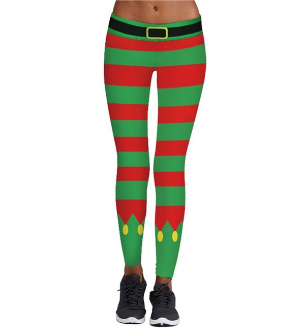 DUOLIFU Digital Christmas Workout Leggings