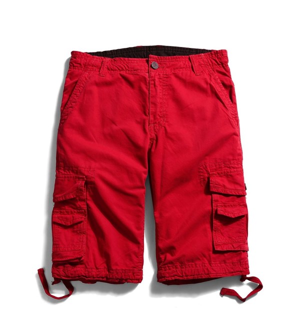OCHENTA Cotton Casual Pockets Shorts