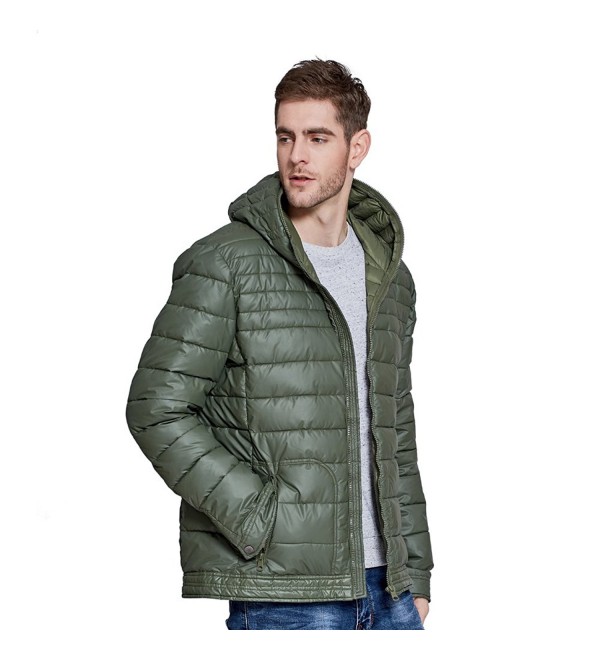 Men's Premium Goose Down Jacket Packable Lightweight Down Coat With ...
