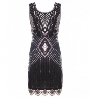 Vijiv Embellished Vintage inspired Flapper