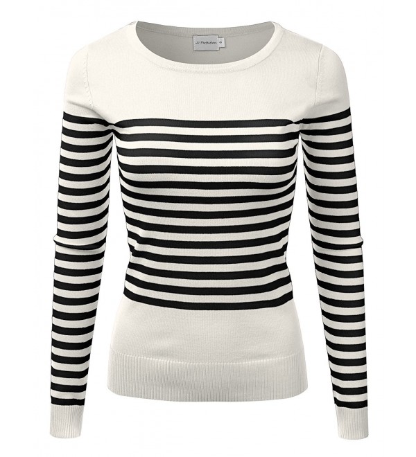 JJ Perfection Striped Pullover Sweater