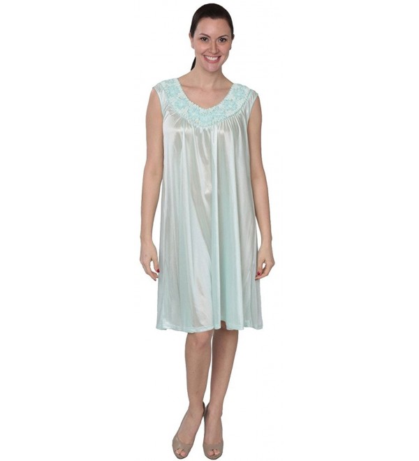 Womens Tricot Sleeveless Nightgown FUF033