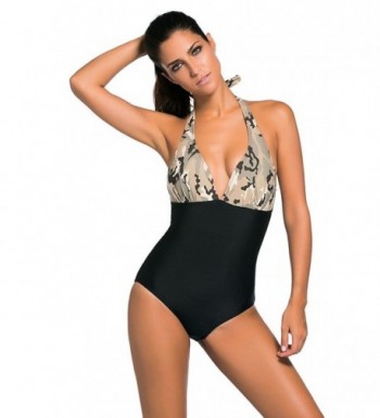 Camouflage One piece Swimwear Swimsuits XXXL