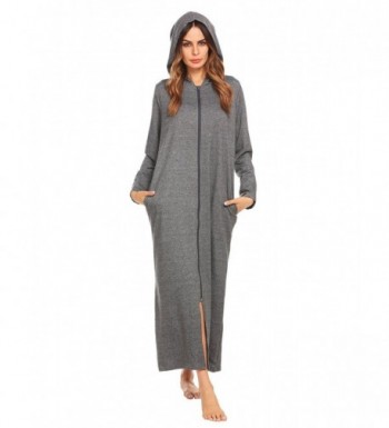 Ekouaer Lightweight Bathrobe Charcoal X Large