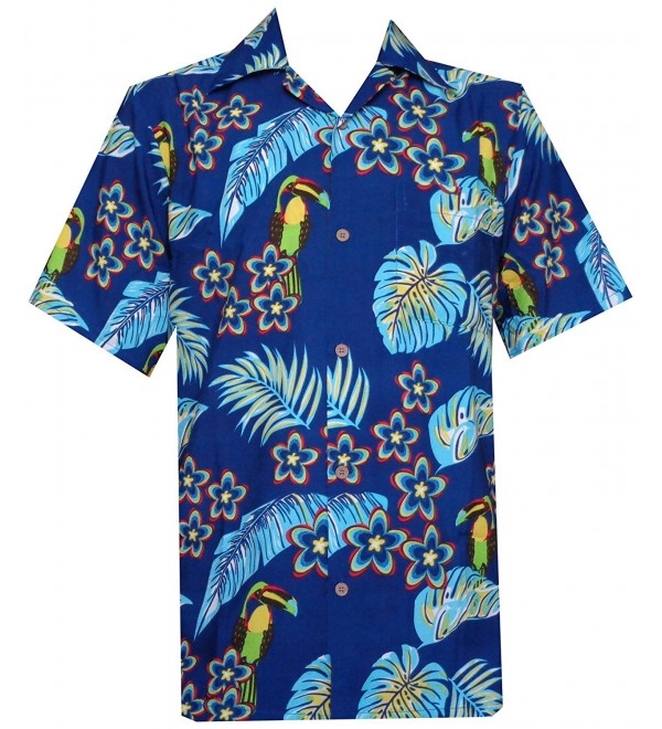 Hawaiian Shirt Toucan Print Beach
