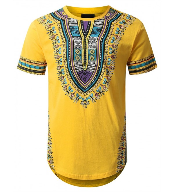 URBANCREWS Hipster Dashiki Graphic Longline