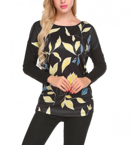 Elesol Womens Floral Sleeve Blouses