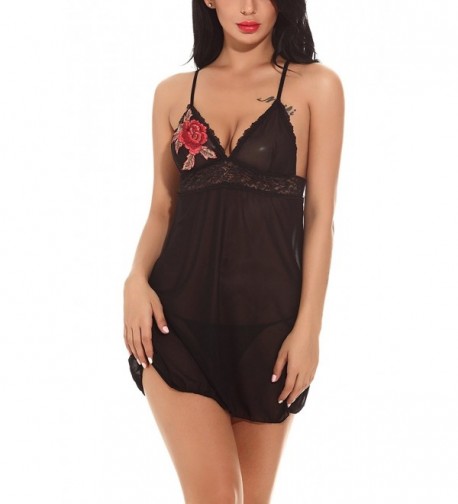 Lingerie Babydoll Chemise Sleepwear Bodysuit