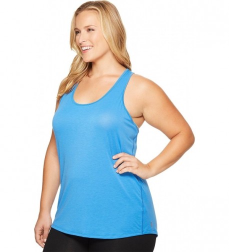 Women's Plus Size Workout Racerback - Palace Blue - CT12O789TVO