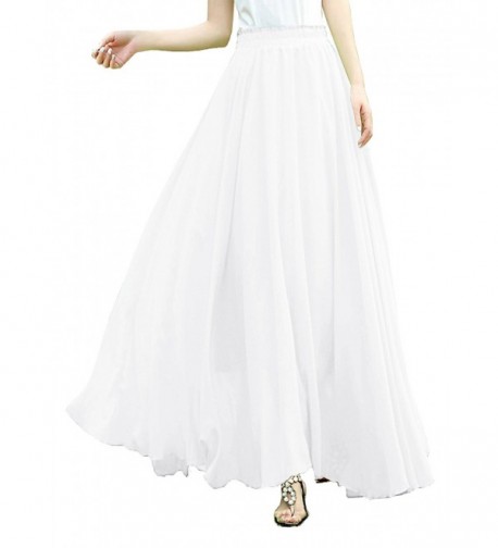 V28 V28Women Length Pleated Chiffon