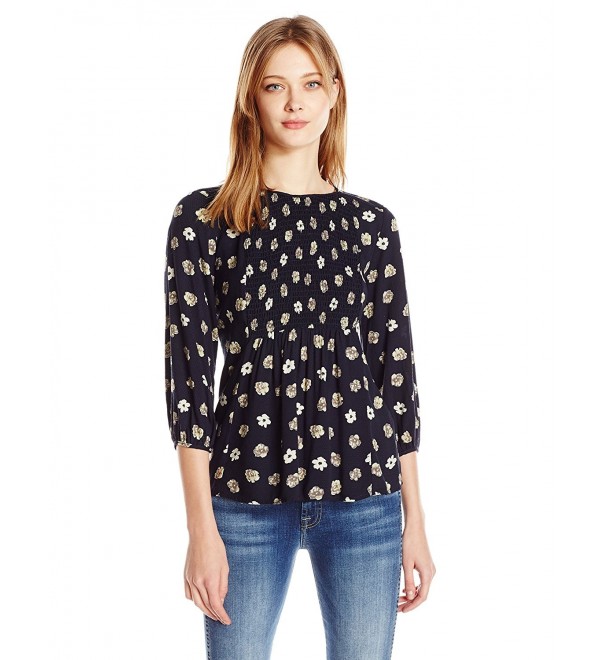 Blu Pepper Womens Floral Jacquard