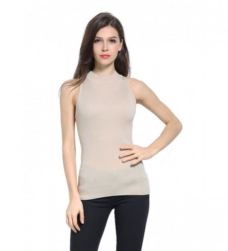 Sofishie Sleeveless Mock Sweater Tunic