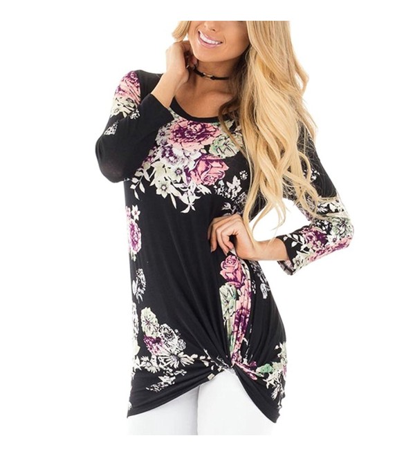Mefezi Sleeve Floral T Shirts Casual