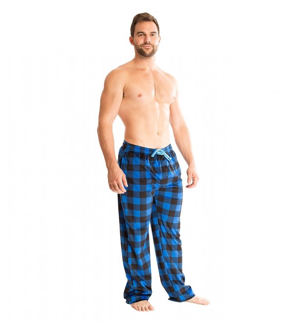 Men's Comfortable Super Soft Designer Mink Fleece Pajama Sleep PJ ...