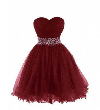 LanierWedding Sweetheart Bridesmaid Homecoming Burgundy