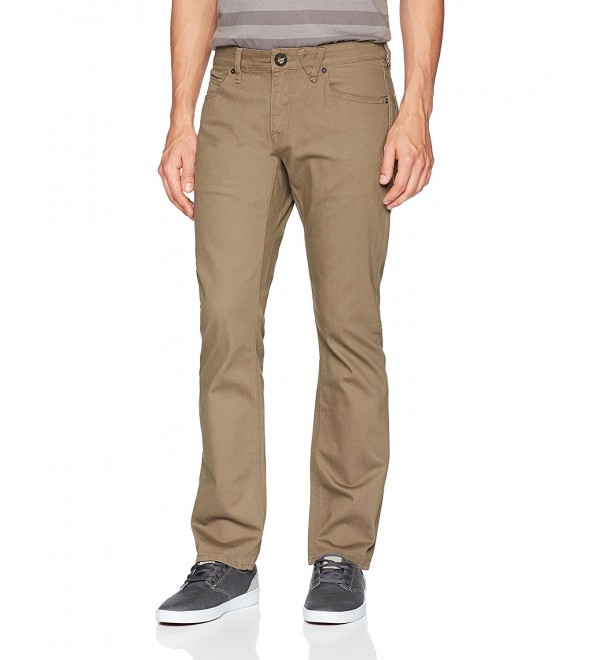 Men's Vorta 5 Pocket Slub Slim Fit Pant - Mushroom - CY182GI00AK