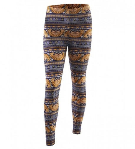 Womens Brushed Super Printed Leggings