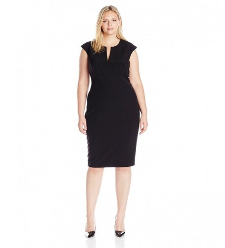 Single Dress Womens Plus Black