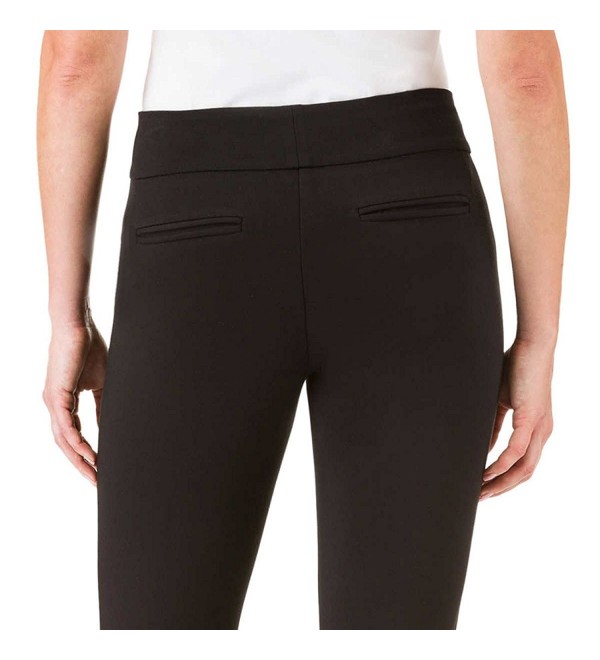 Ladies' Ponte Pant - Black - C71802O5TEM