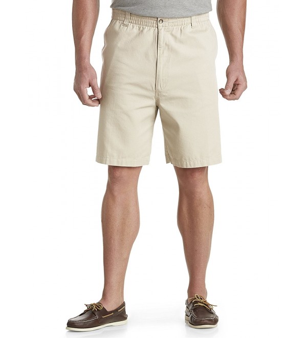 Harbor Bay Elastic Waist Twill Shorts