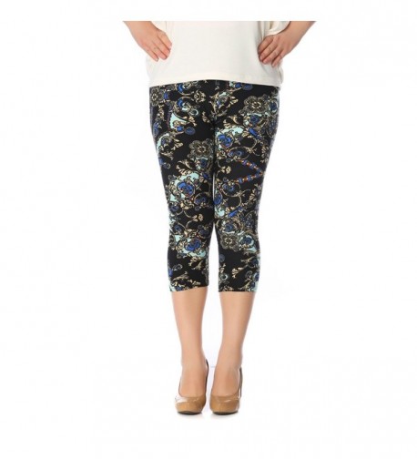 FATEMOONS Printed Three Quarter Leggings Designs