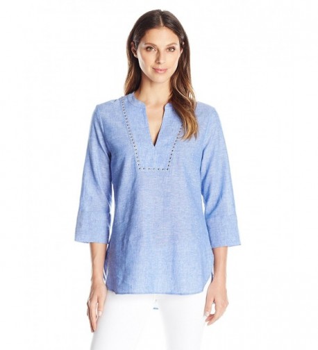 Ivanka Trump Womens Linen Tunic