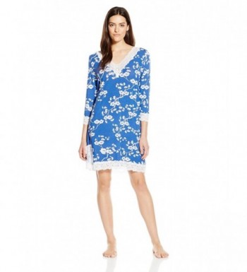 Shadowline Womens Sleepshirt Floral Nightshirt Print