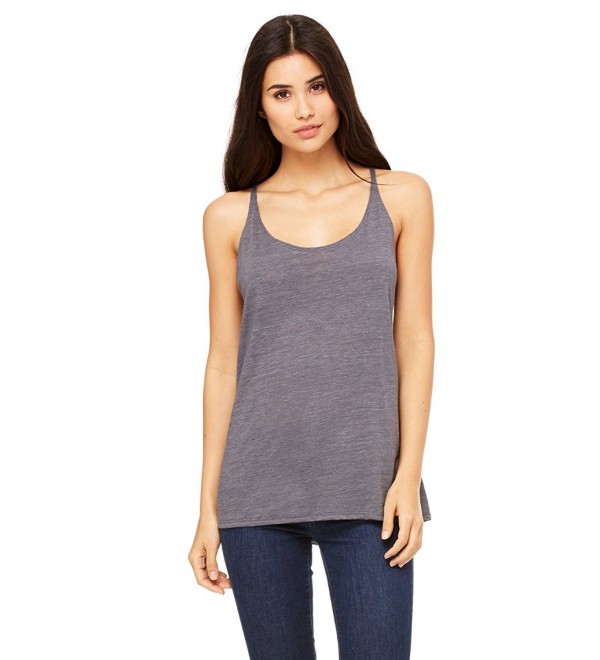 Canvas 8838 Women's Slouchy Tank - Asphalt Slub - CU11UCU9HQX