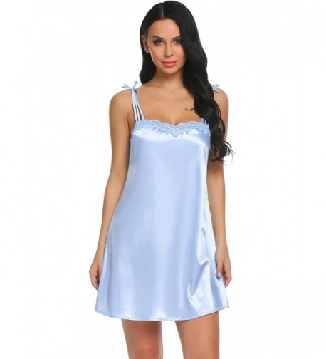 Oheetu Nightshirts Spaghetti Nightgown Sleepwear